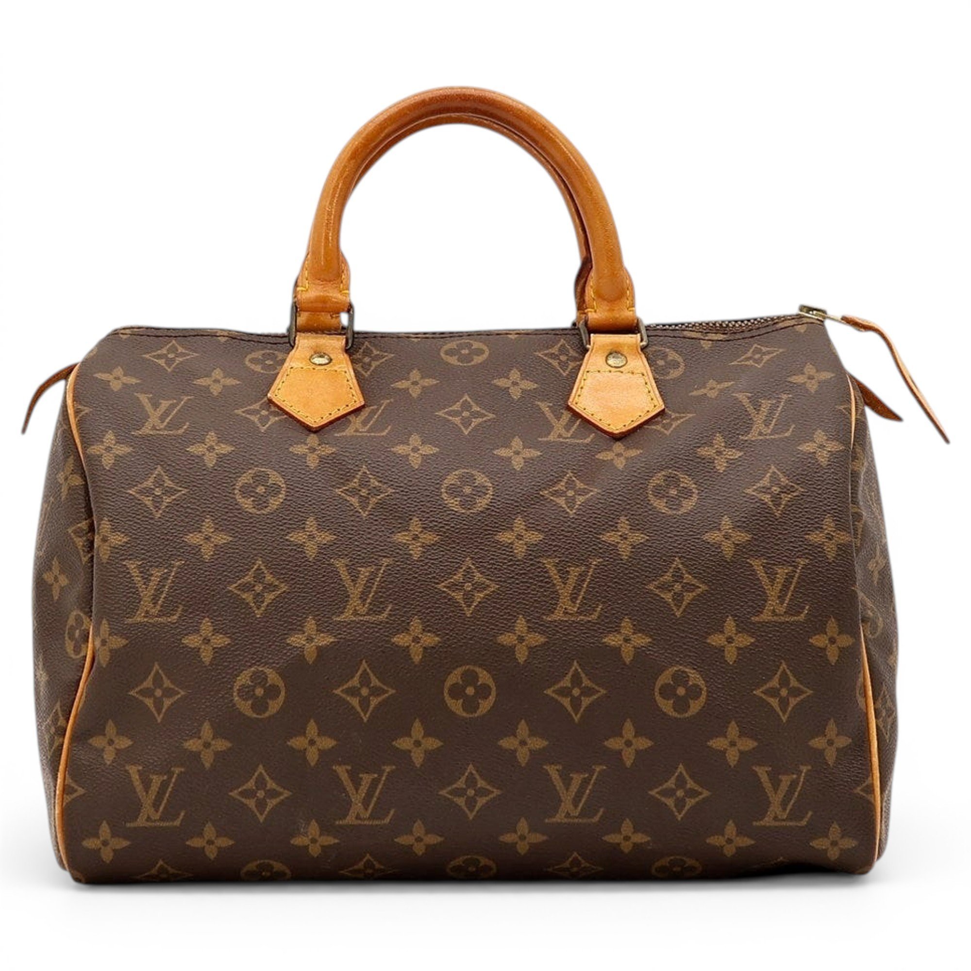 Speedy leather handbag