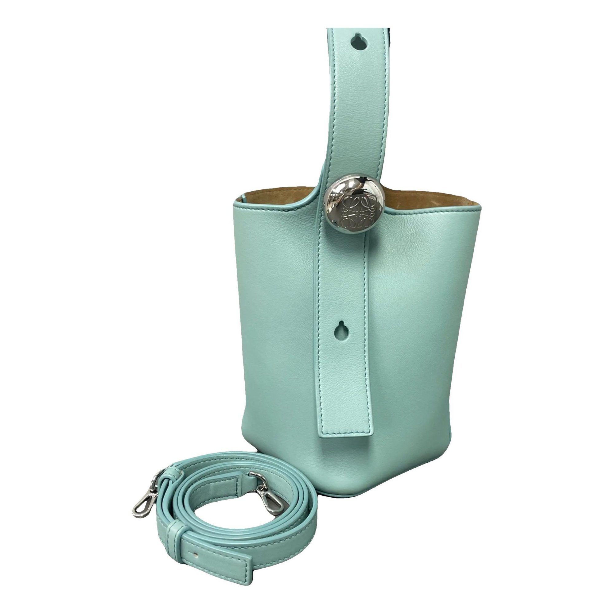 Pebble leather crossbody bag