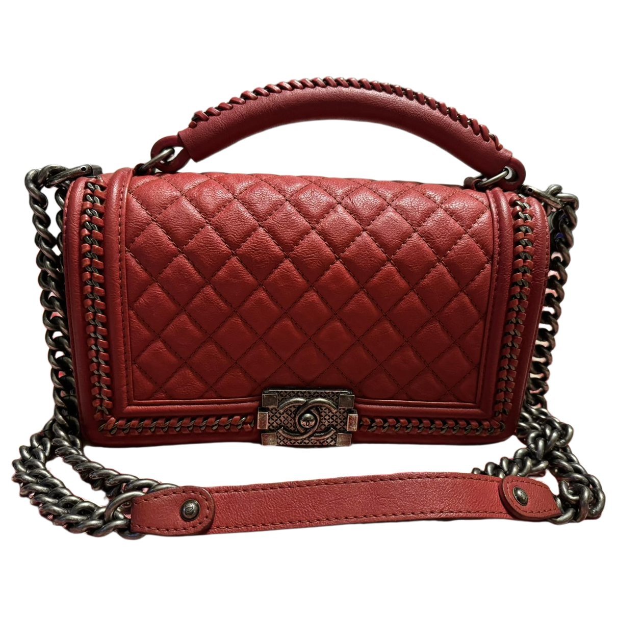 Boy leather handbag