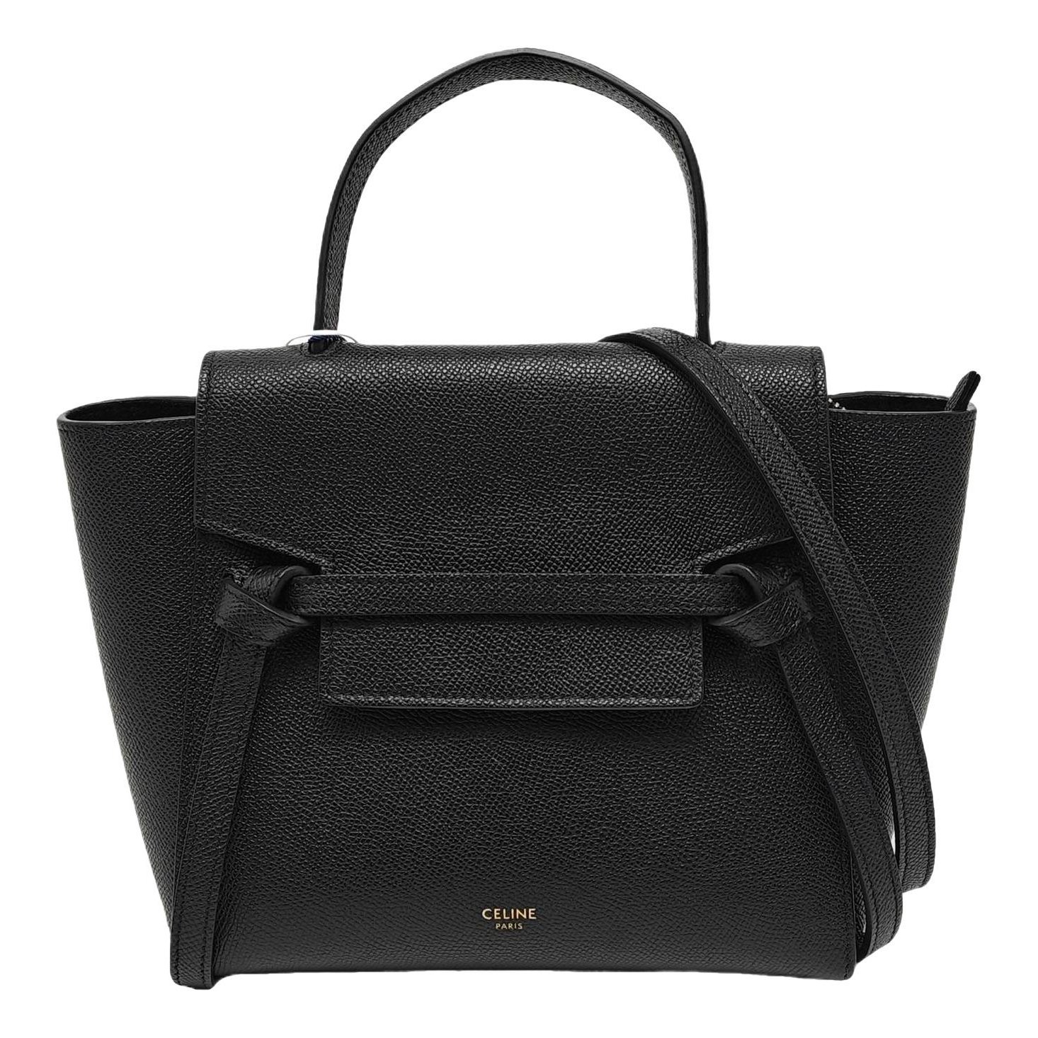 Belt leather handbag
