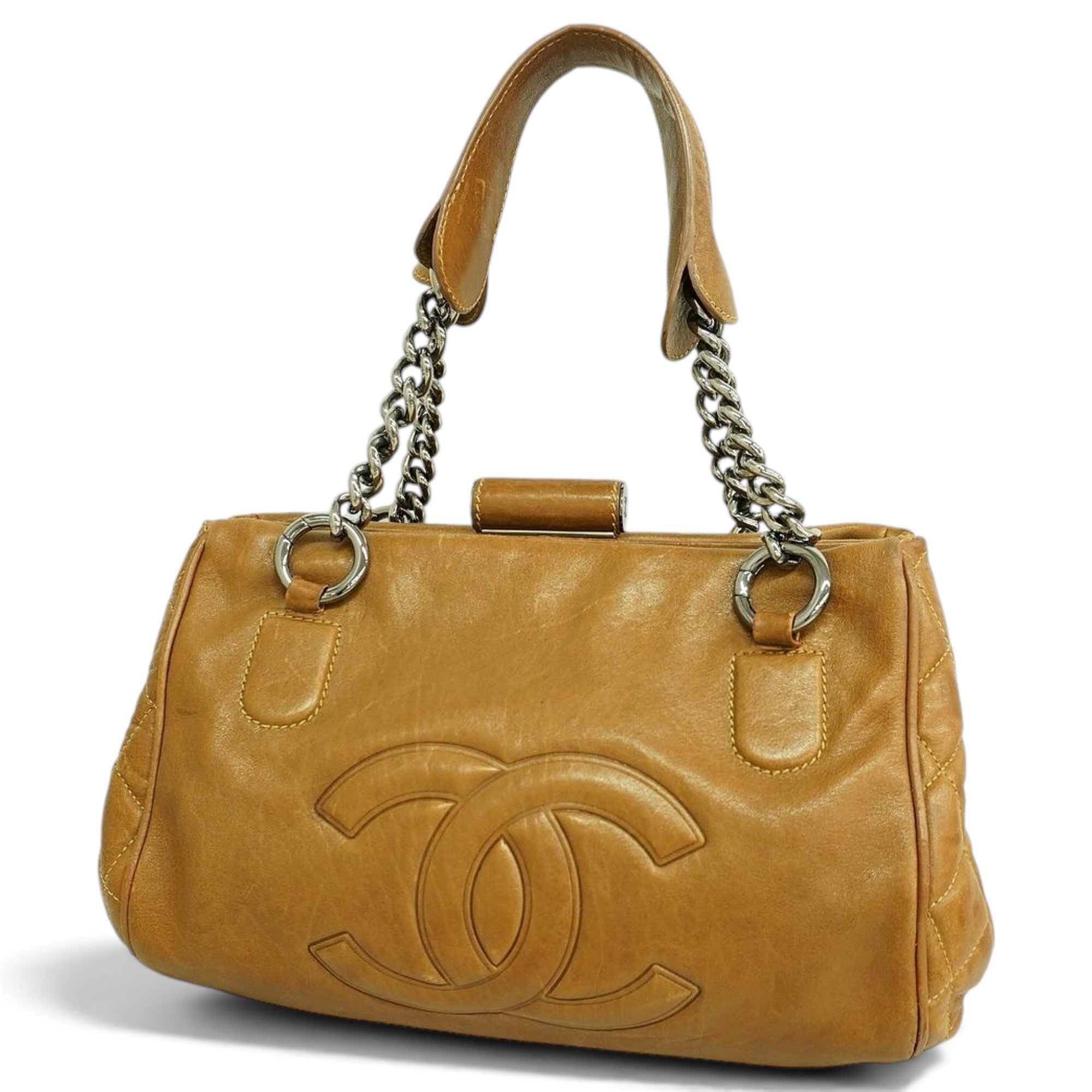 Leather tote