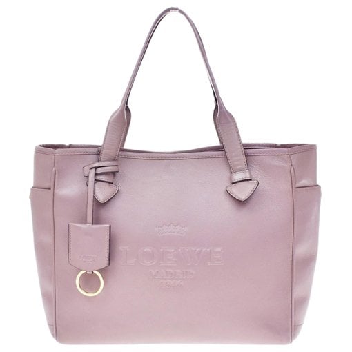 Leather tote