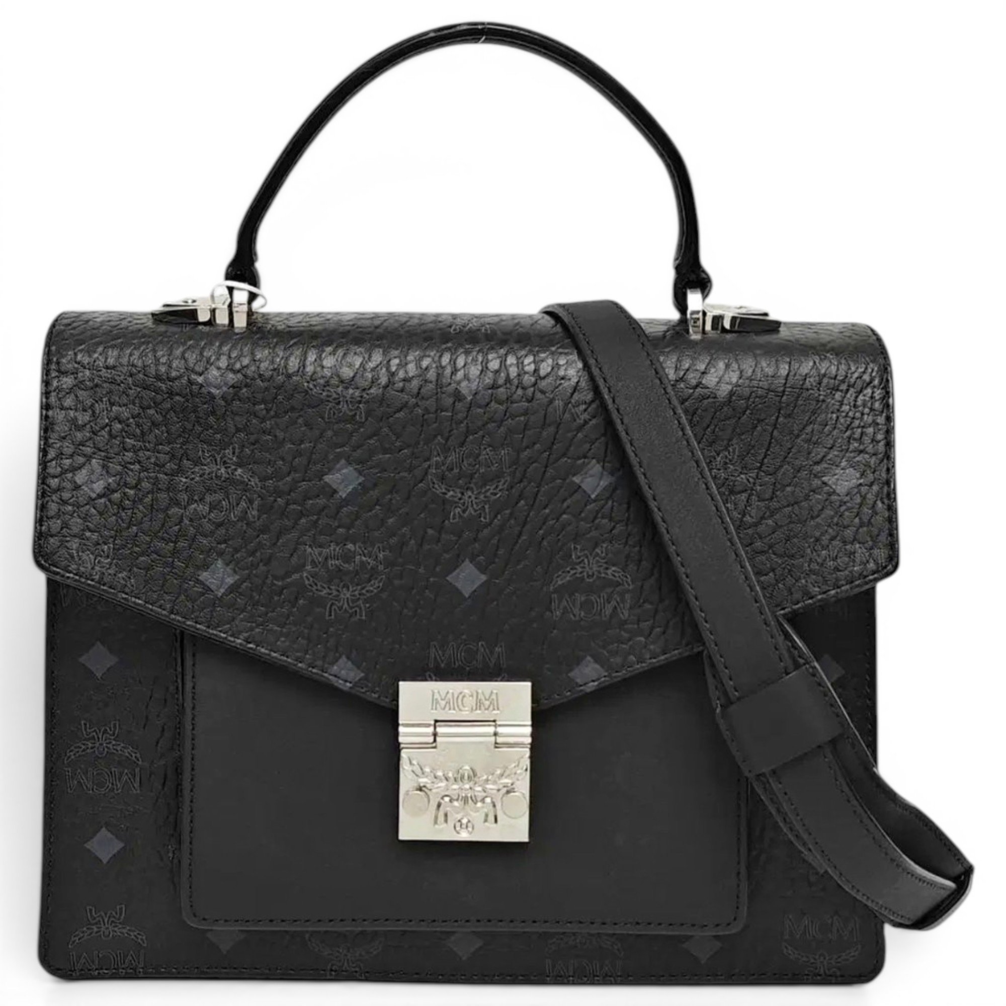 MCM Patricia leather handbag