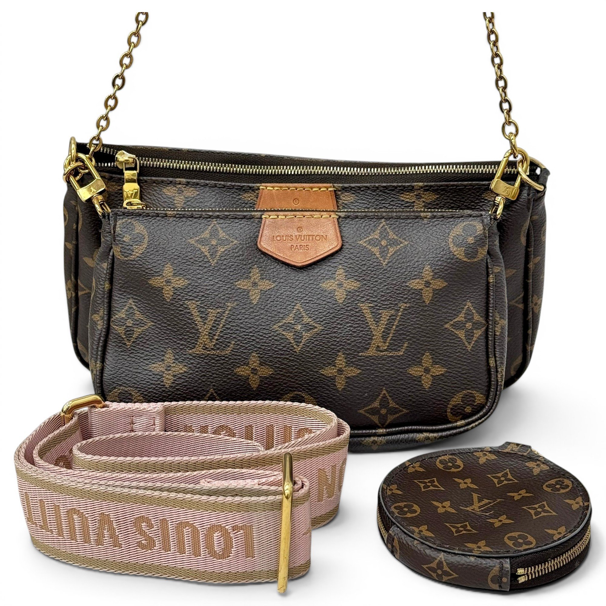 Multi Pochette Accessoires leather handbag