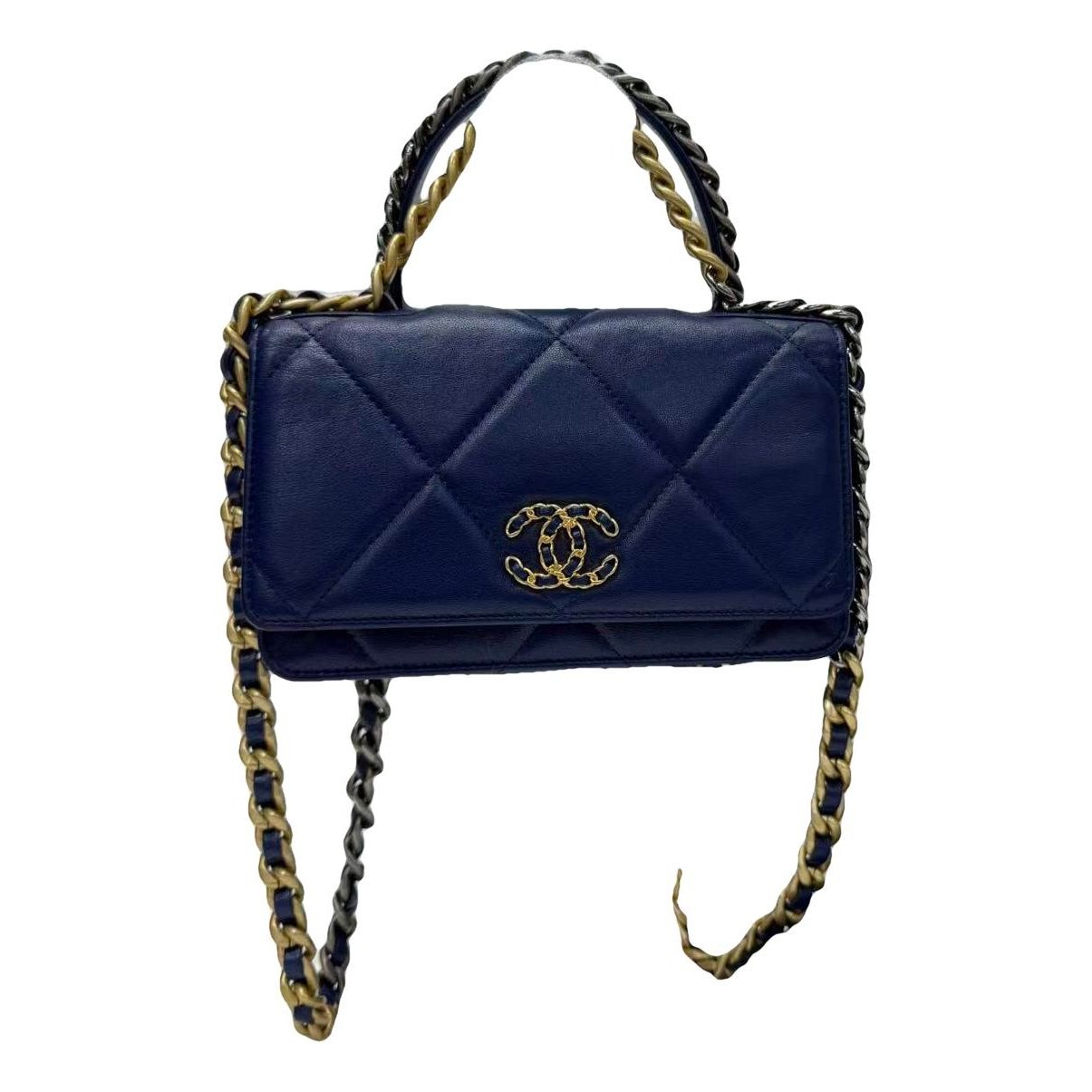 Wallet On Chain Chanel 19 leather handbag