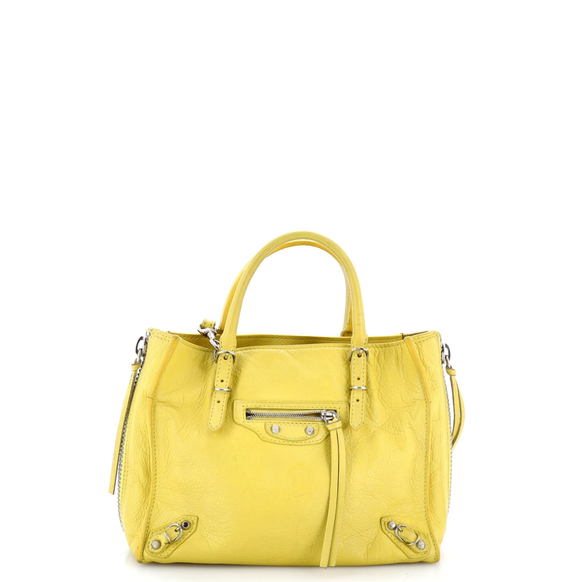 Papier A6 Zip Around Classic Studs Bag Leather