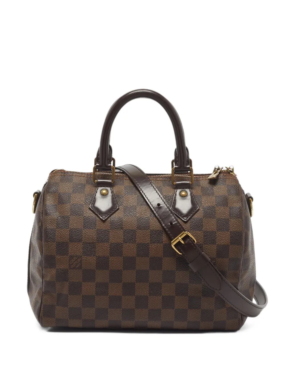 Louis Vuitton 2014 Speedy Bandoulière 25 Damier Ebene tote bag