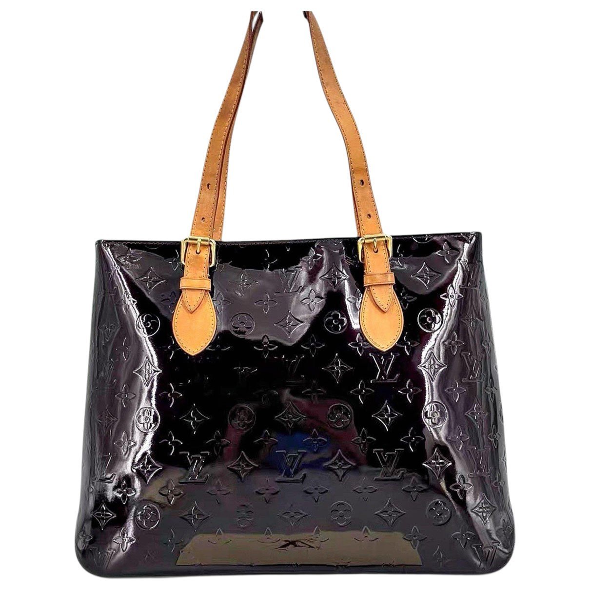 Brentwood patent leather handbag