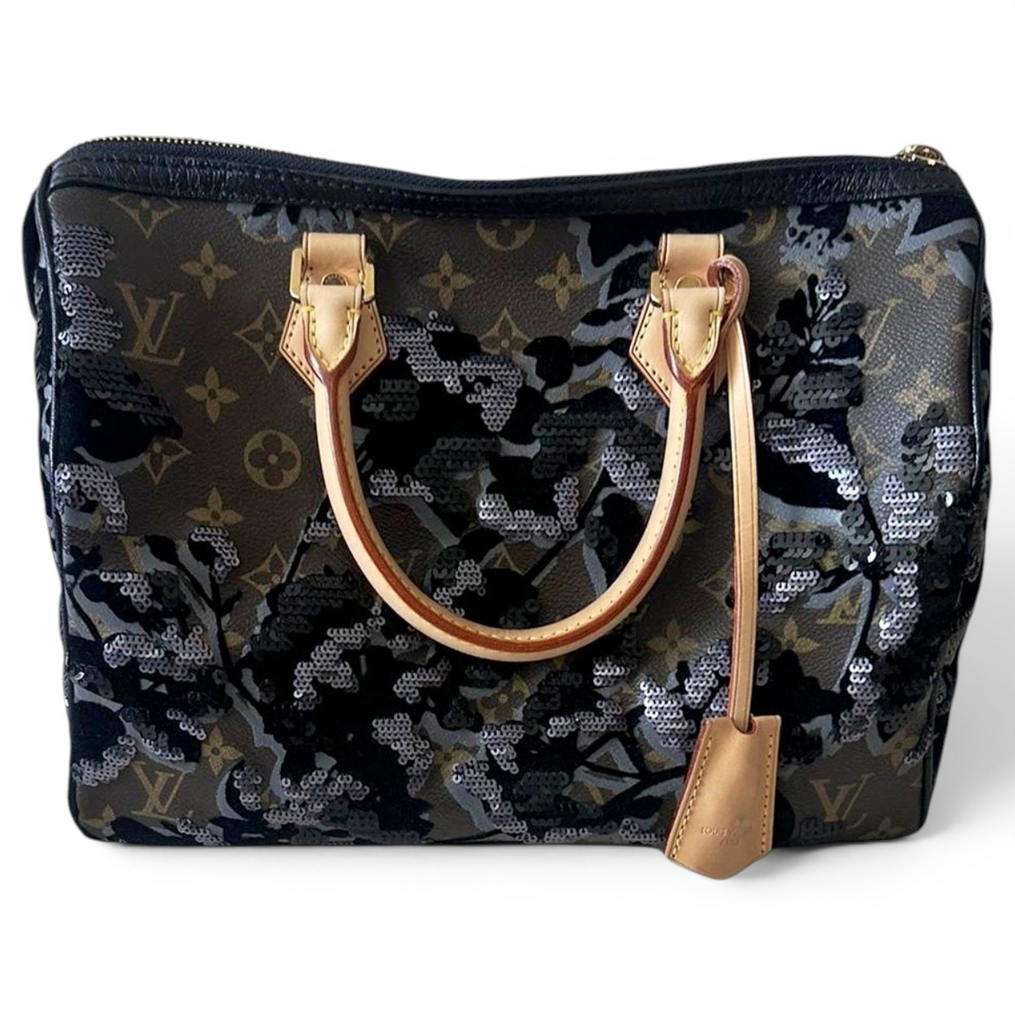 Speedy leather handbag