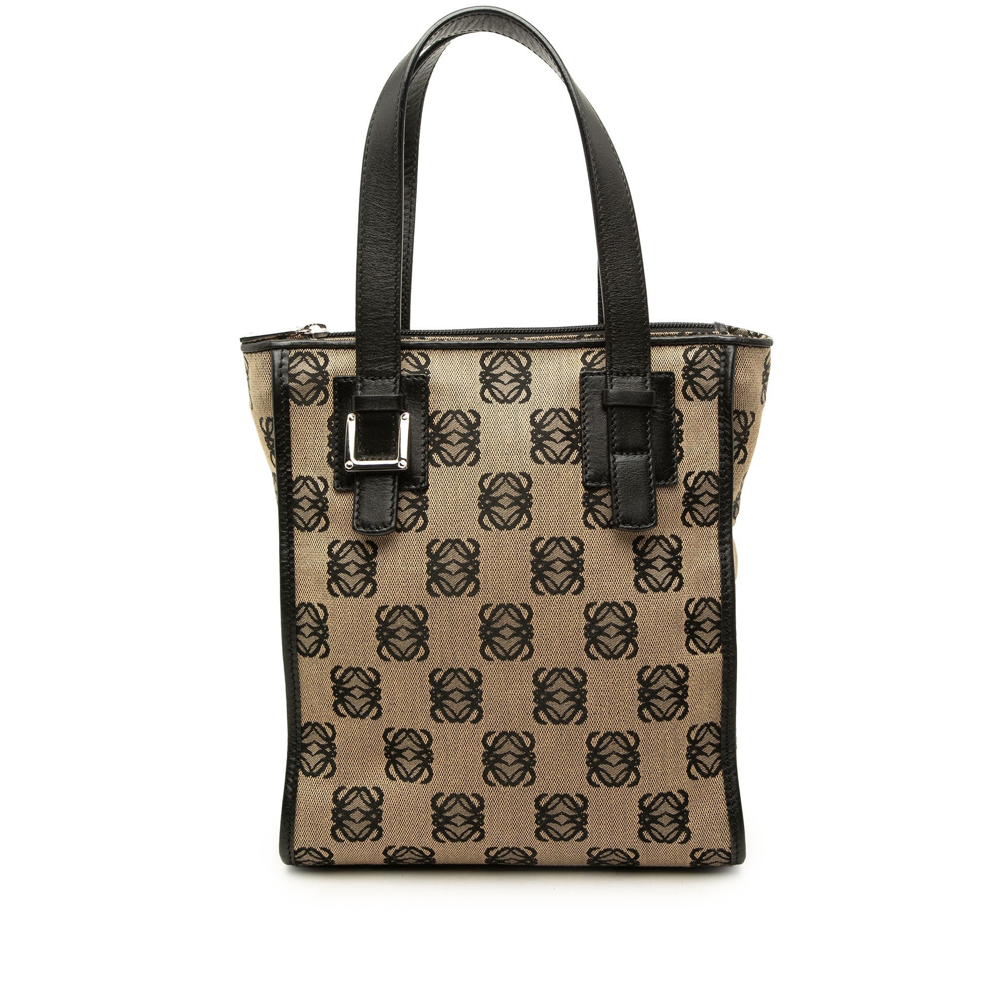 Anagram leather handbag