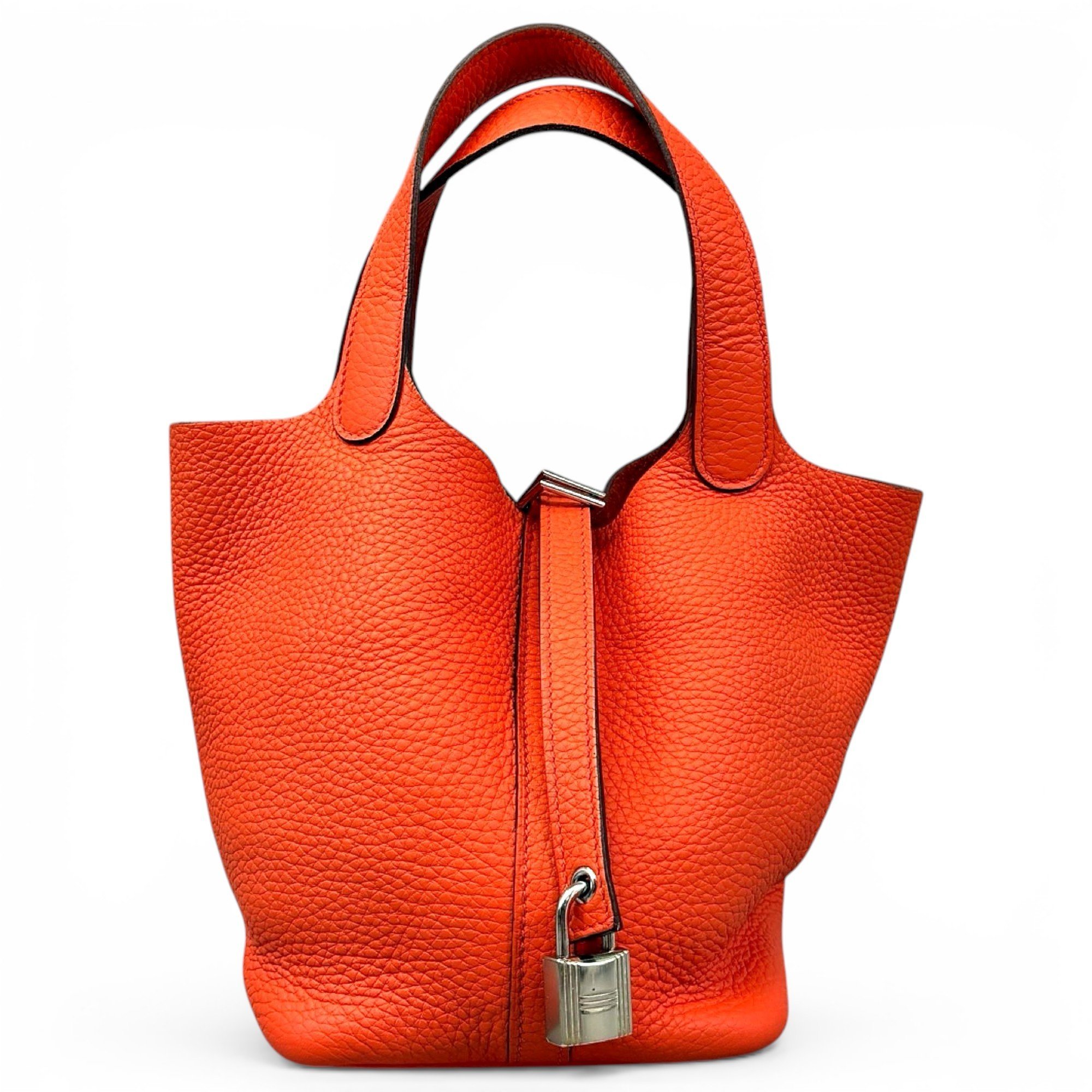 Picotin leather handbag
