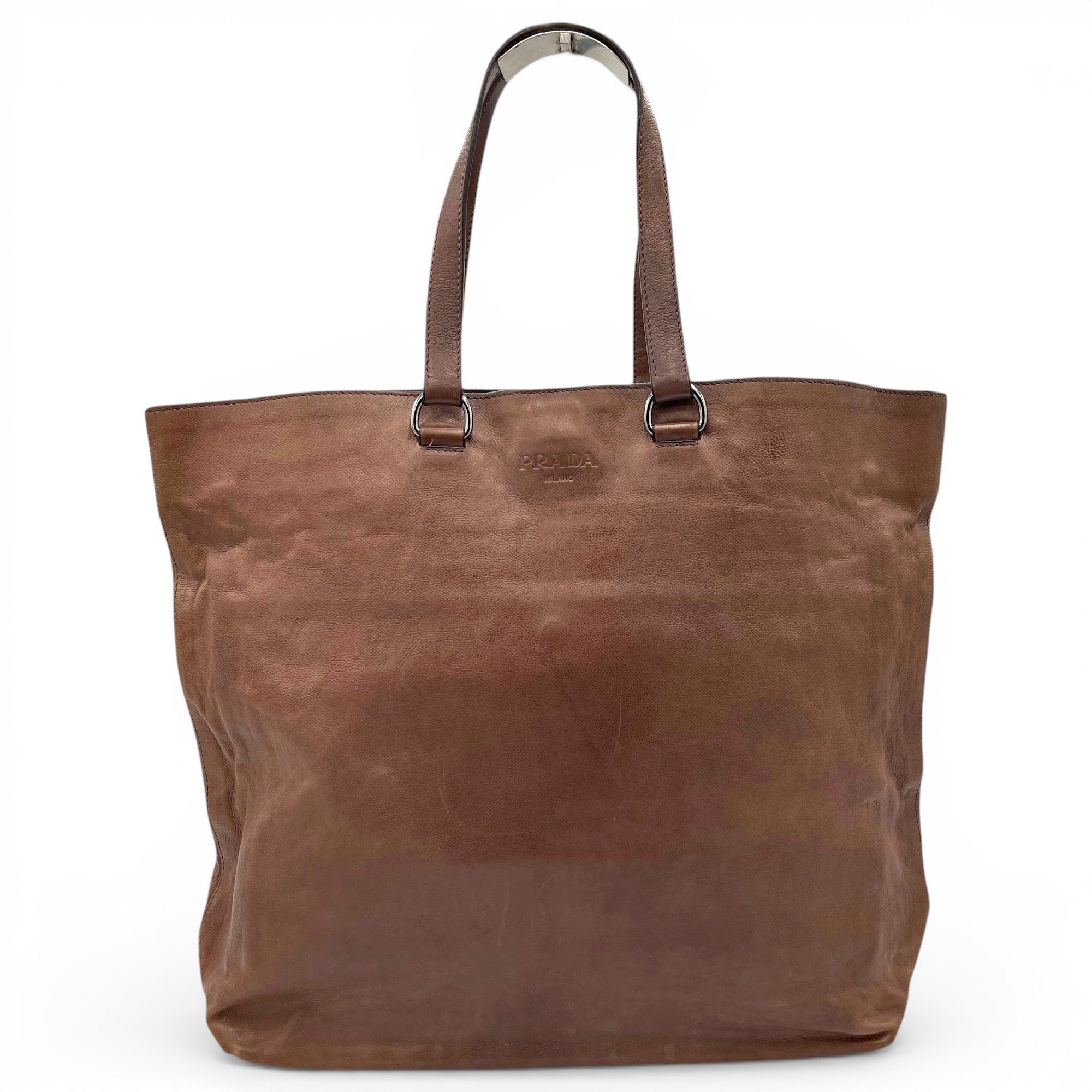 Leather tote