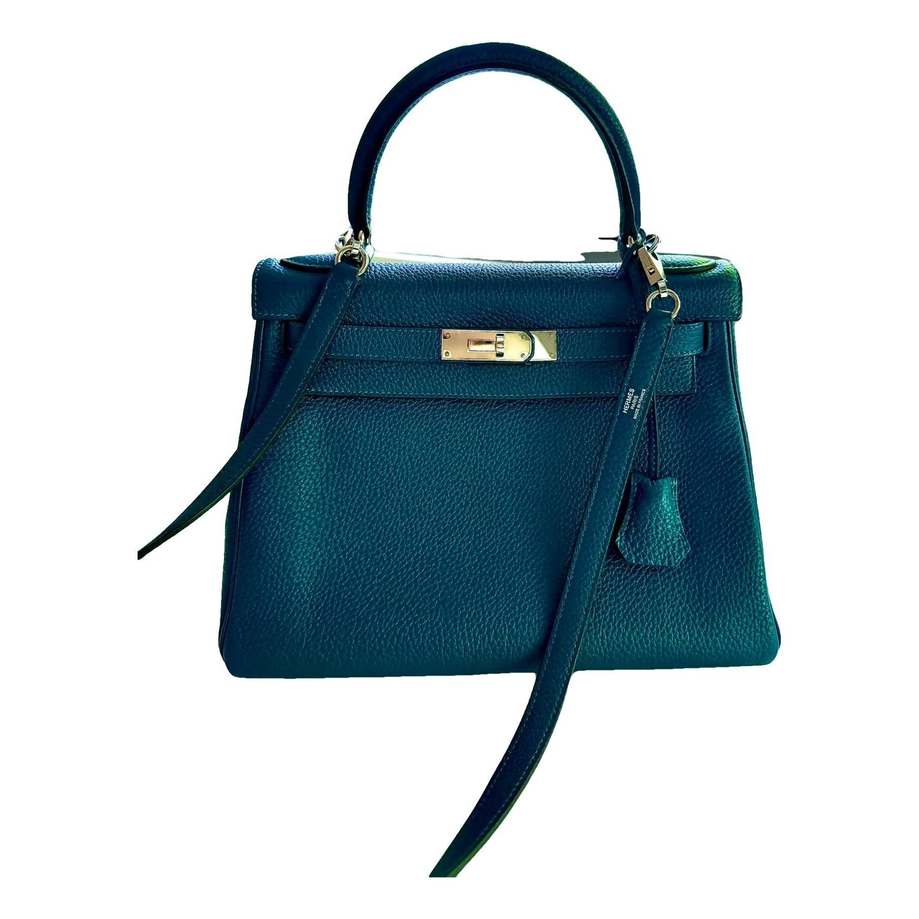 Hermes Kelly 28 Handbag Colvert Clemence Leather 2013