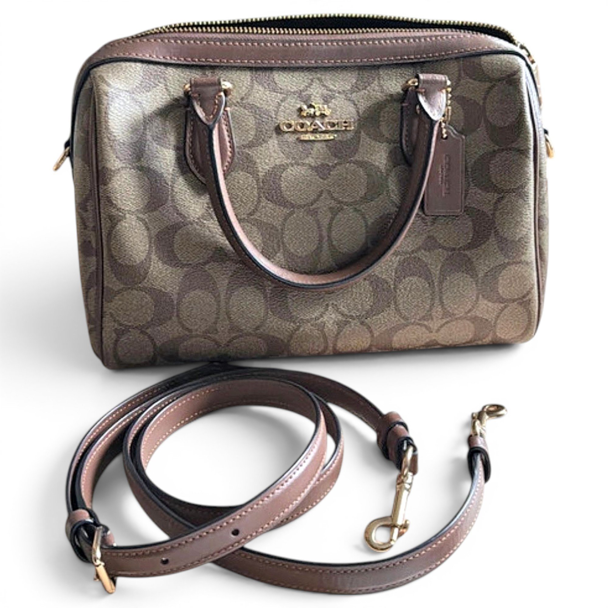 Leather handbag