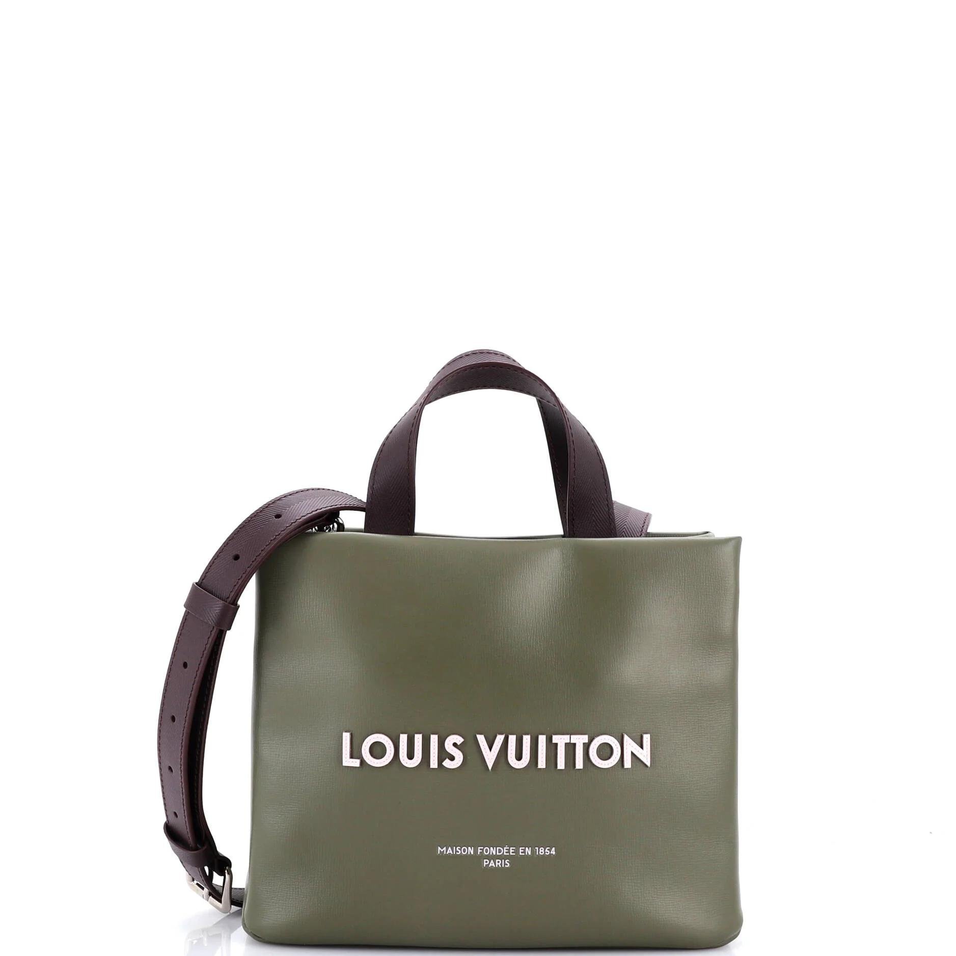 Leather tote