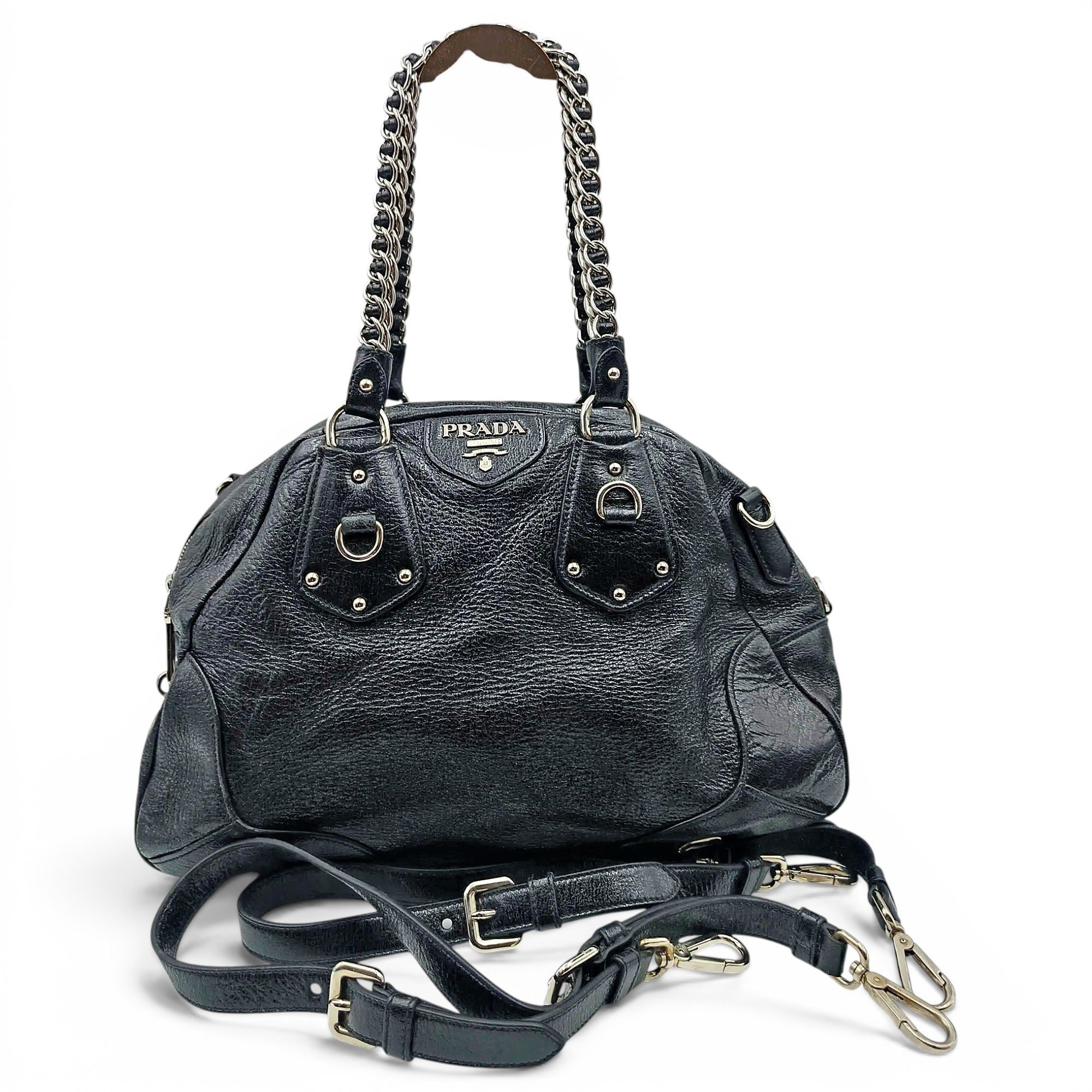 Leather handbag