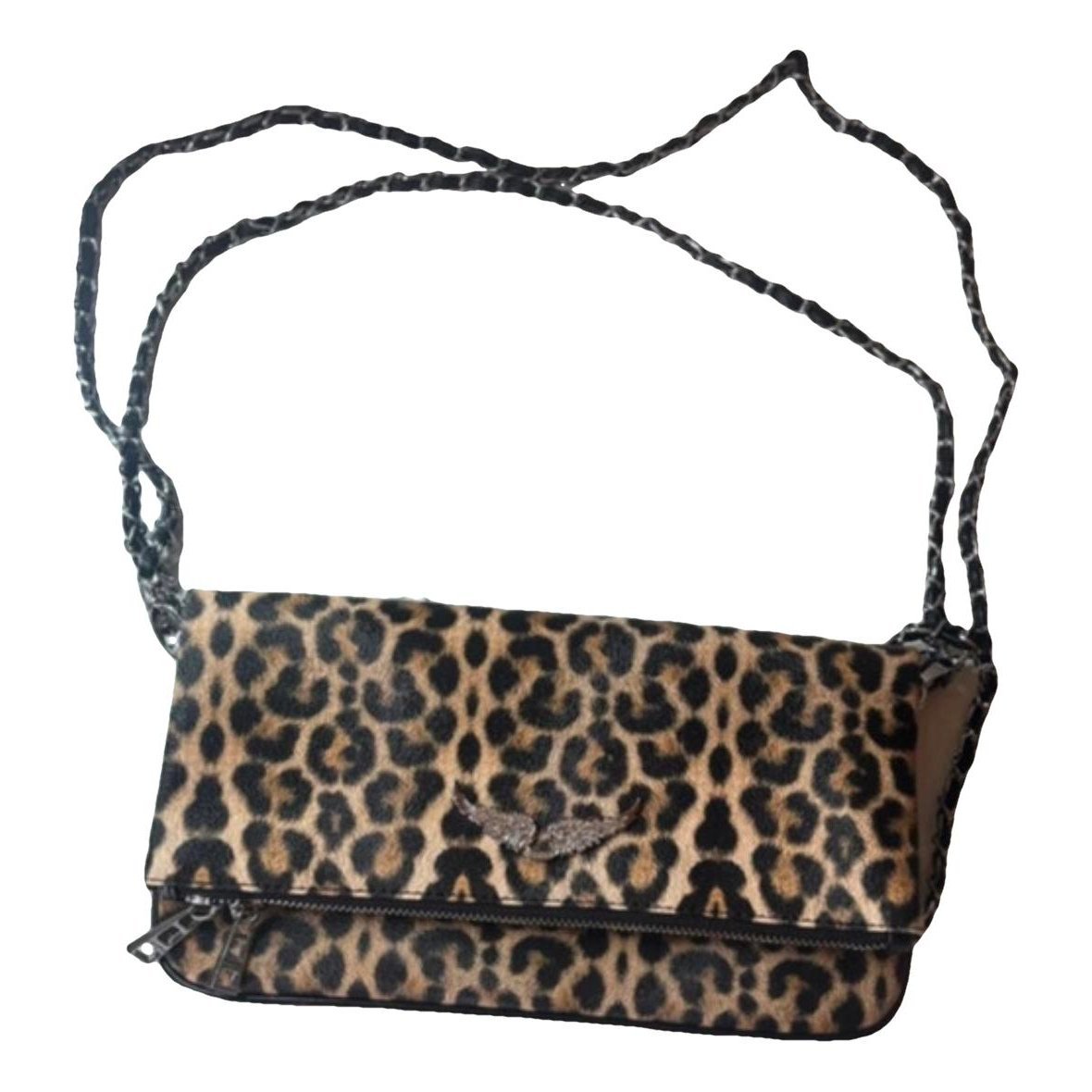 Rock leather crossbody bag