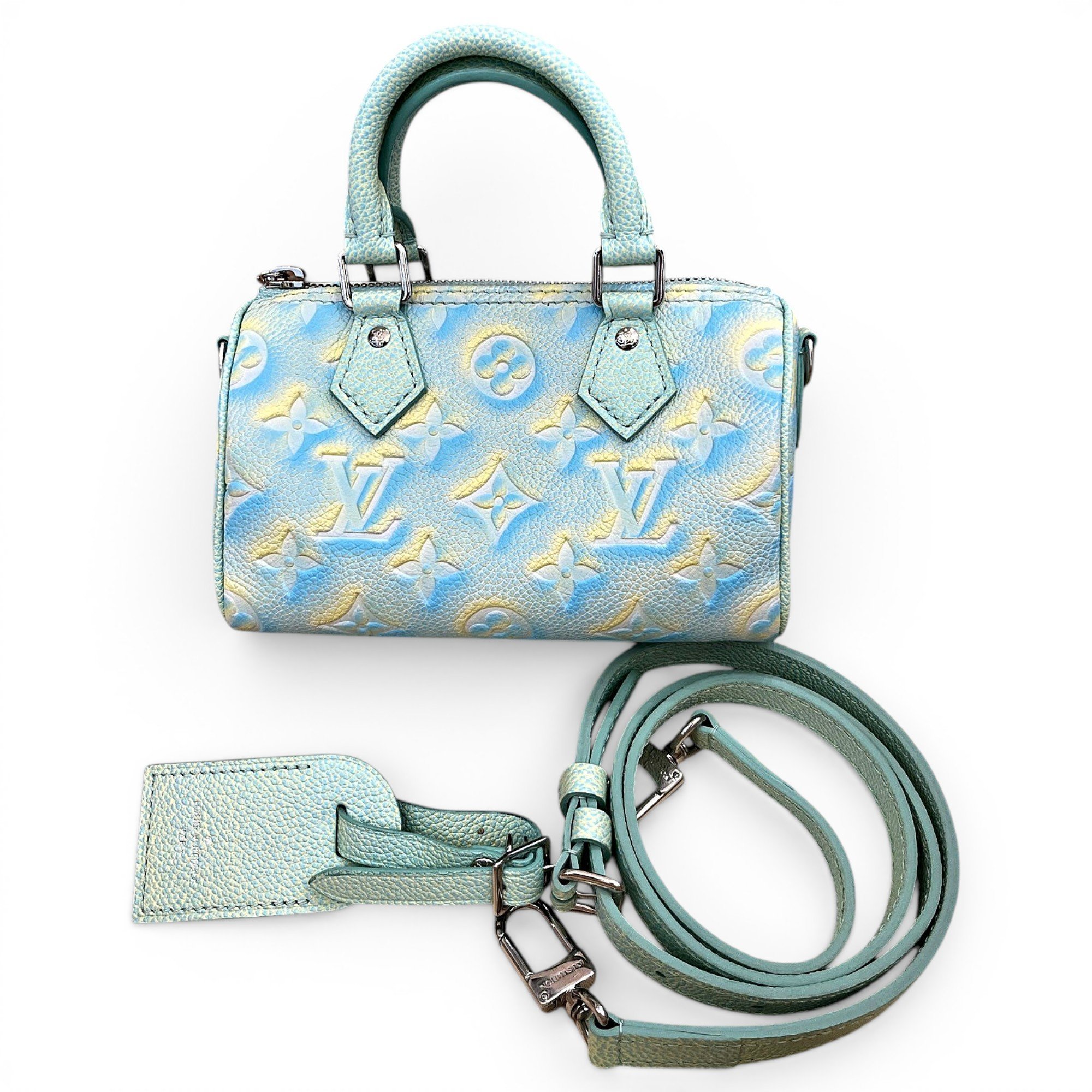 Louis Vuitton Nano Speedy / Mini HL leather handbag