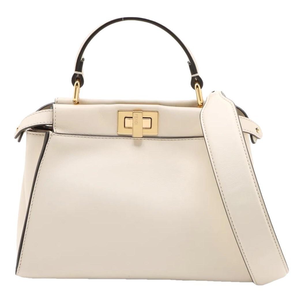Peekaboo leather handbag
