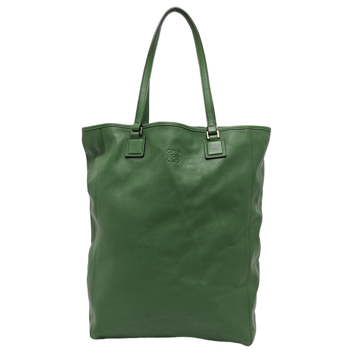Leather tote