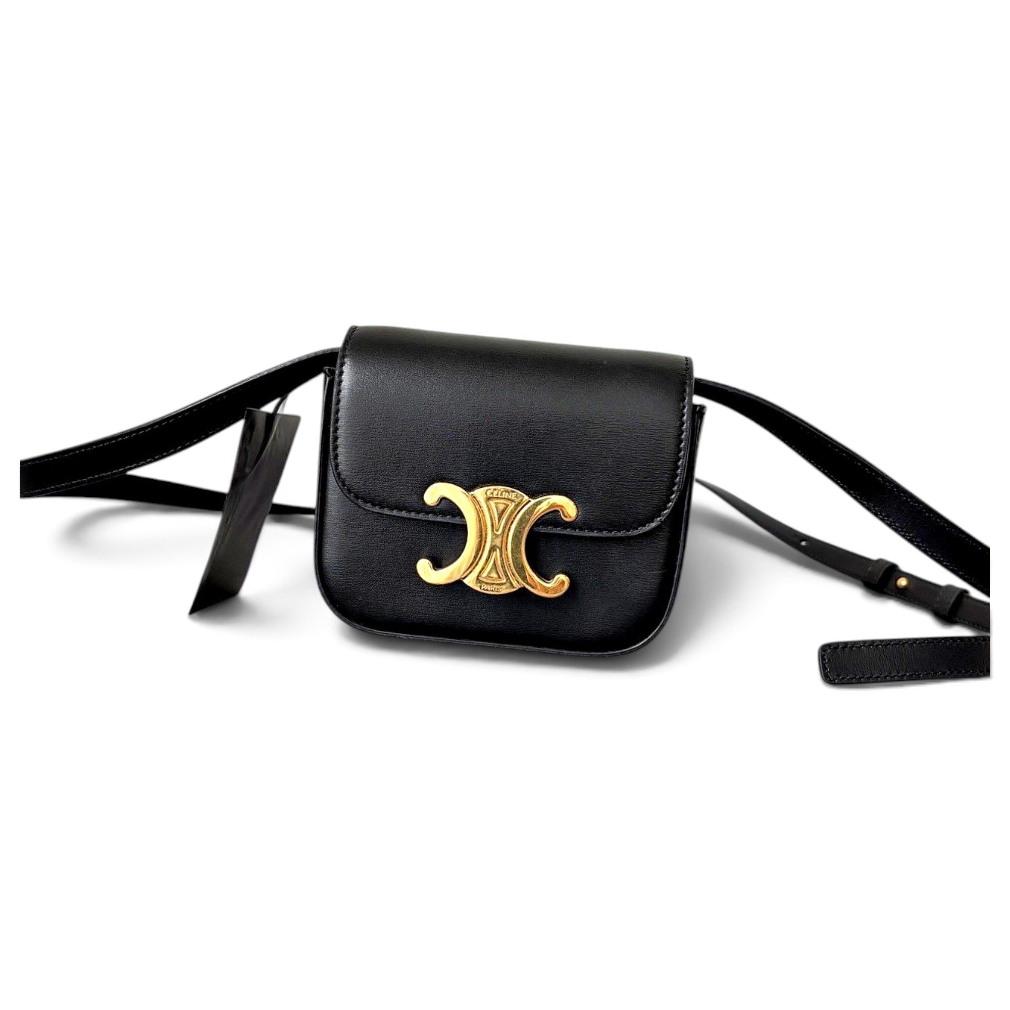 Triomphe leather handbag