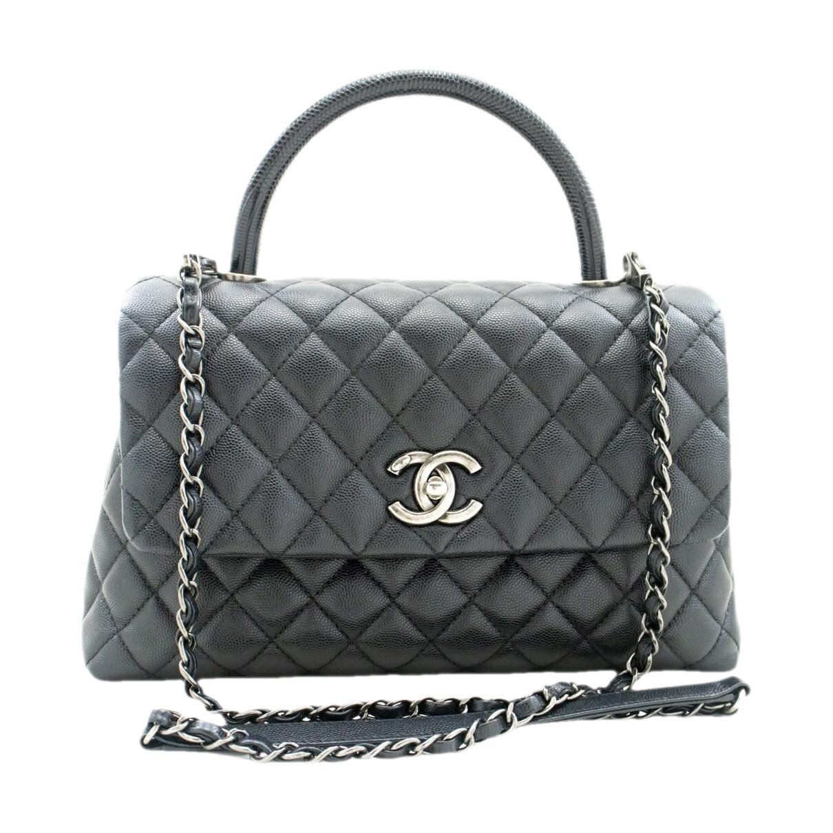 Coco Handle pony-style calfskin handbag