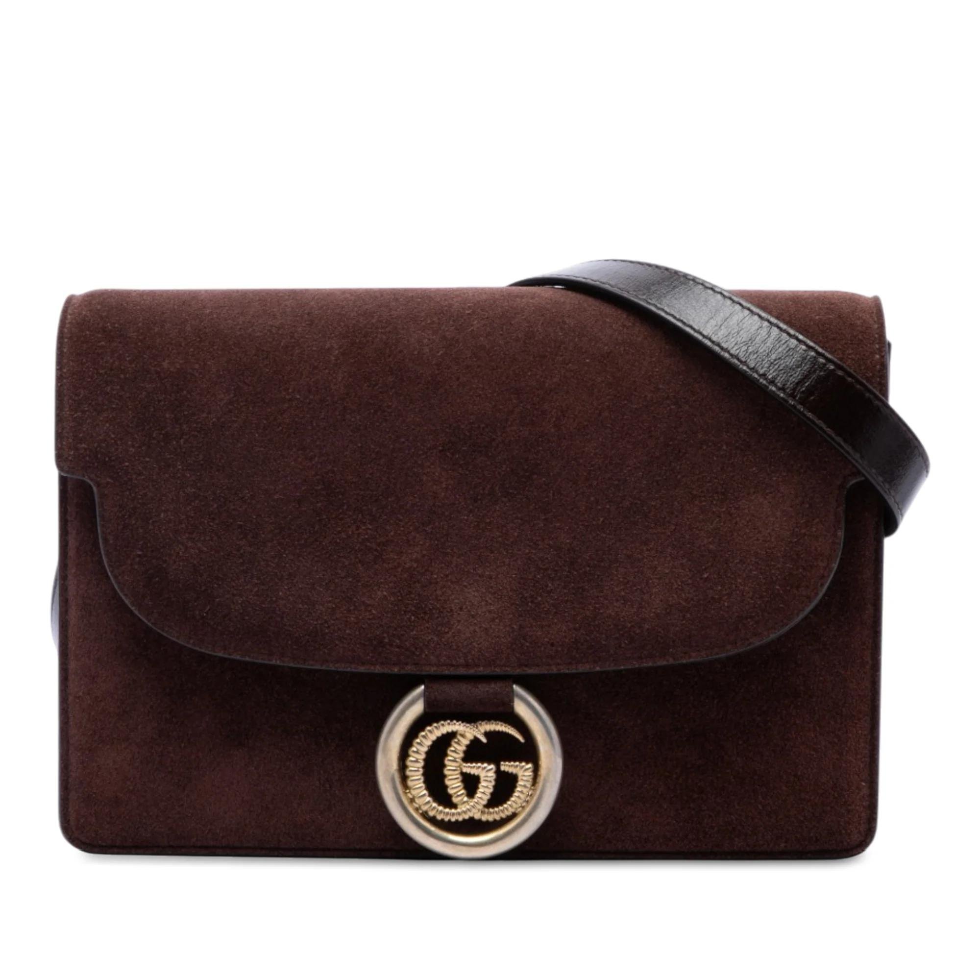 GG Ring pony-style calfskin handbag