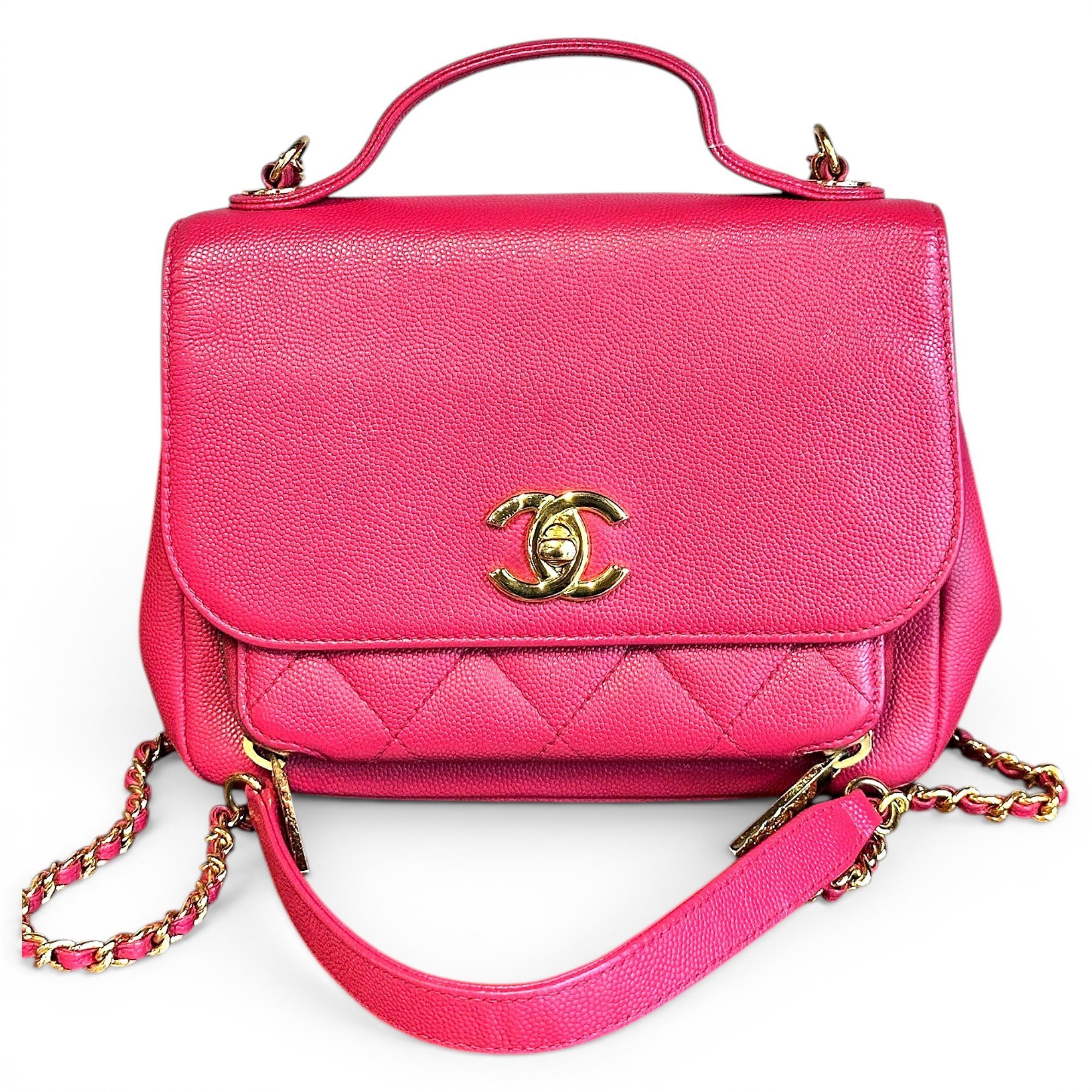 Coco Handle leather handbag