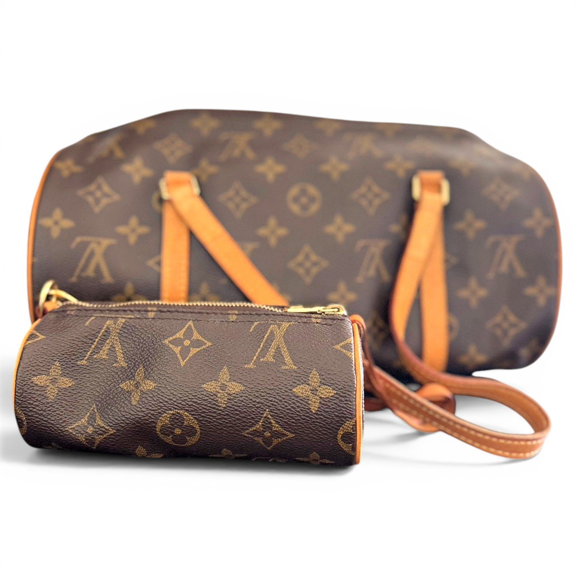 Louis Vuitton Papillon leather handbag