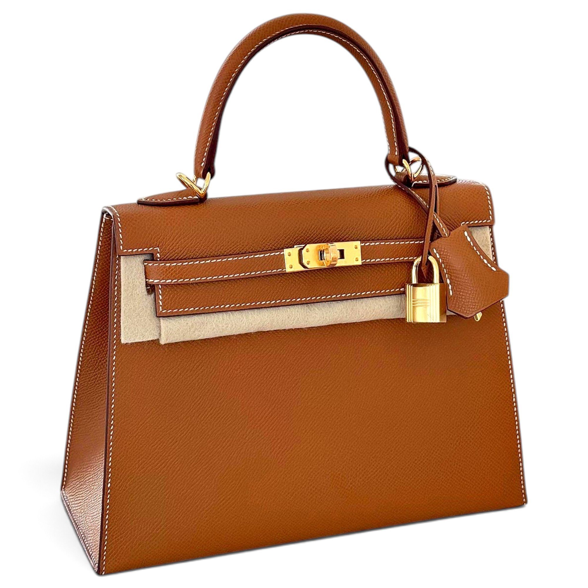 Kelly 25 leather handbag