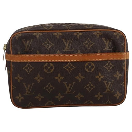 Leather clutch bag