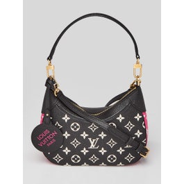 Louis Vuitton Black/White/Pink Monogram Empreinte Leather Spring in the City Bagatelle NM Bag
