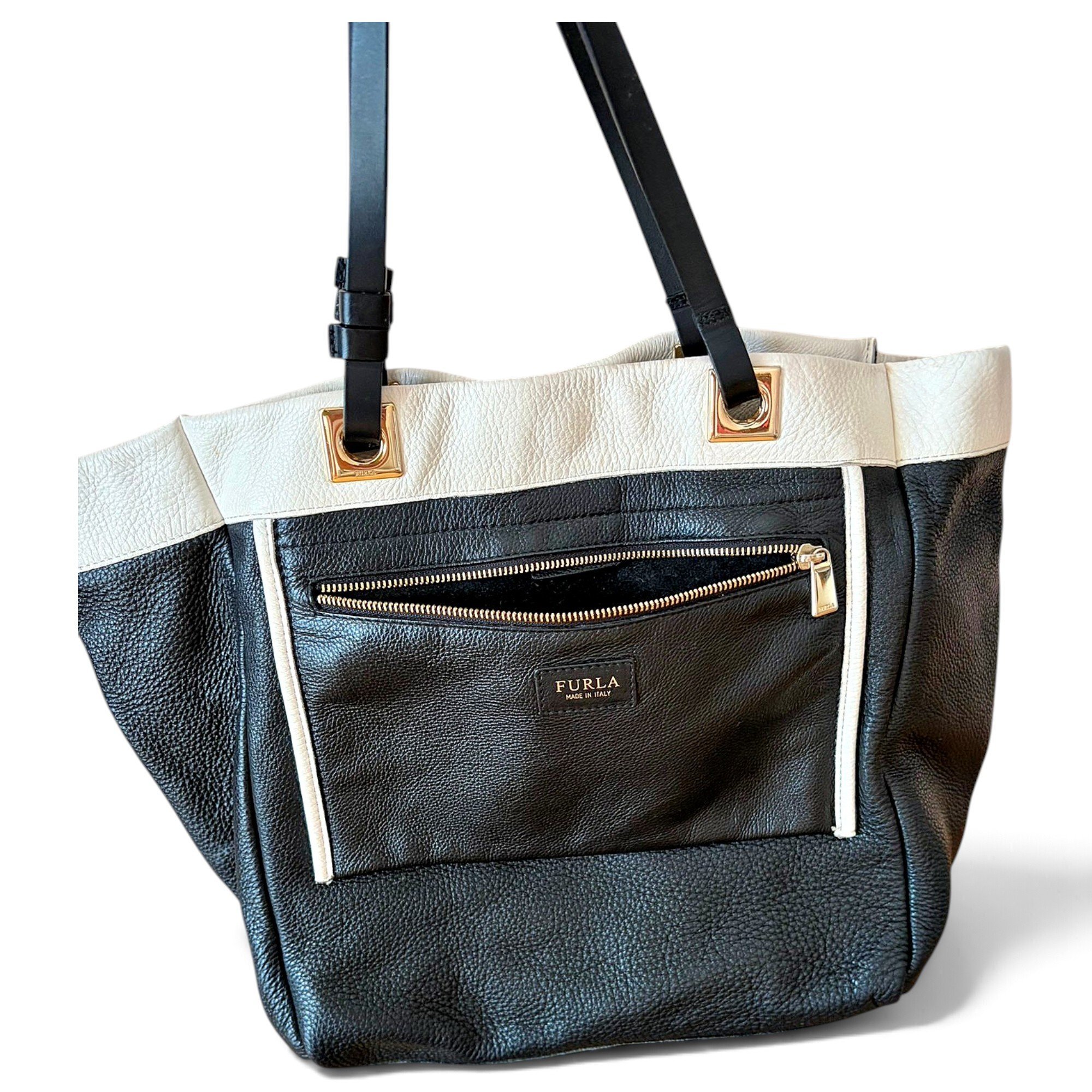 Leather handbag