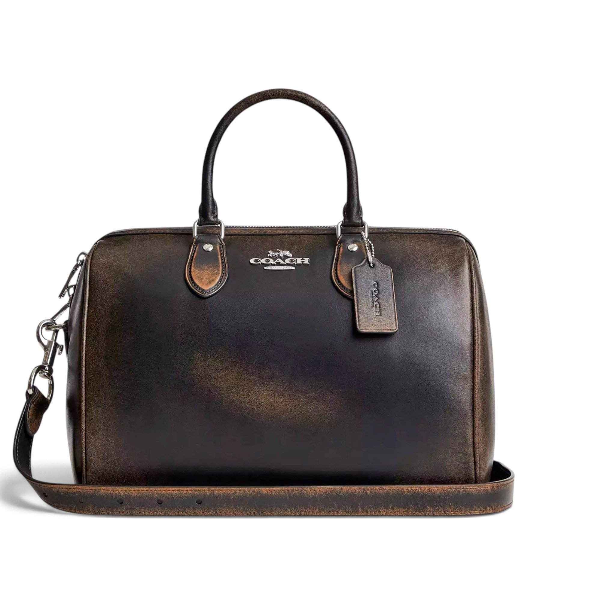 Leather satchel