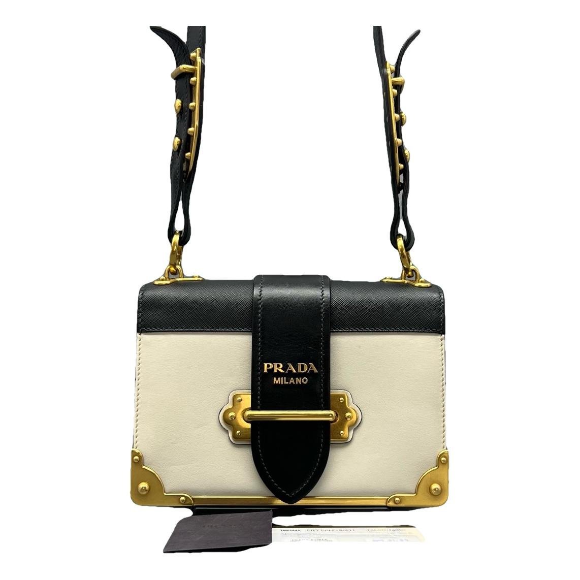 Cahier leather handbag