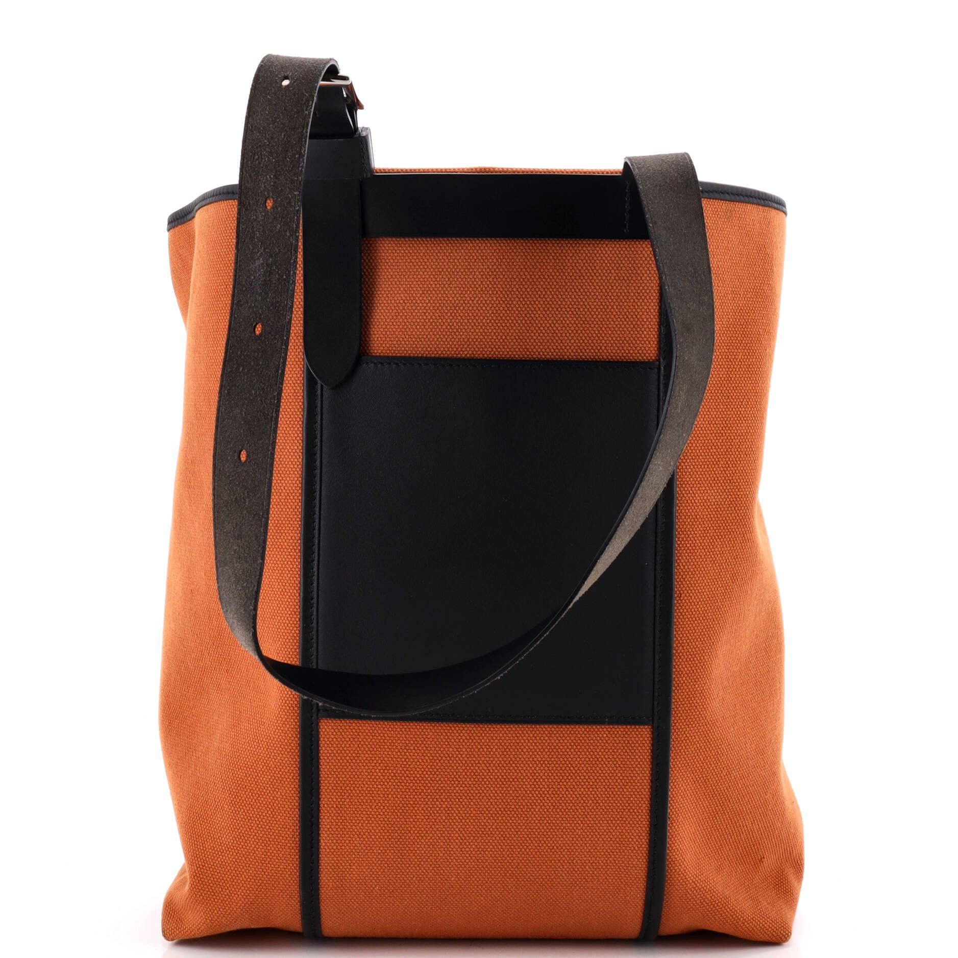 Etriviere Pocket Tote Toile and Leather 27