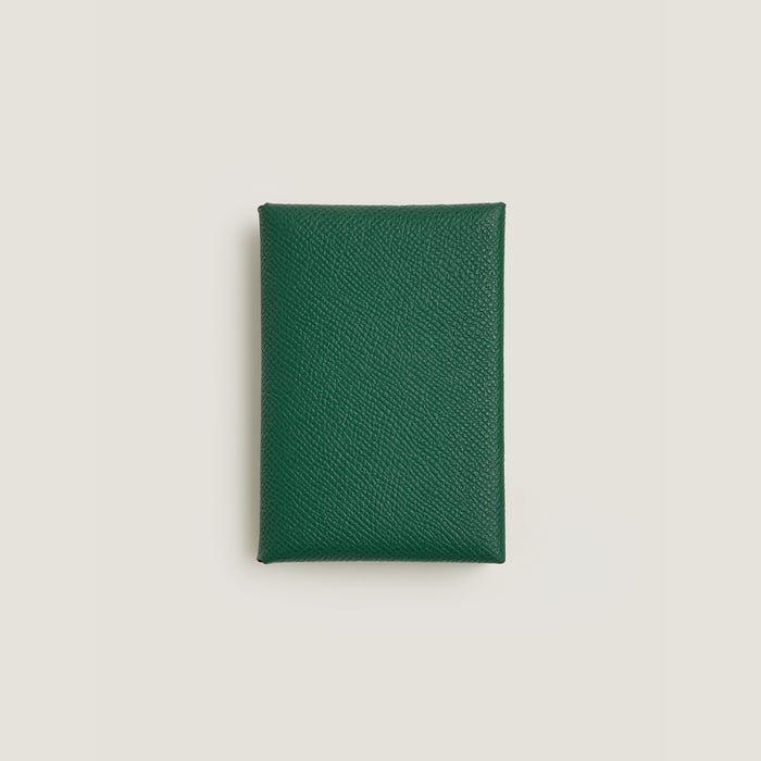 Vert Moyen Calvi Duo Compact Card Holder