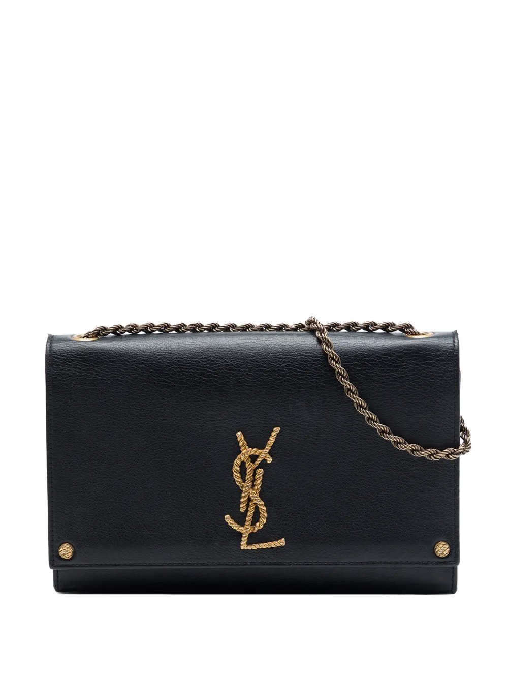 2016 Medium Smooth Calfskin Braided Monogram Kate crossbody bag