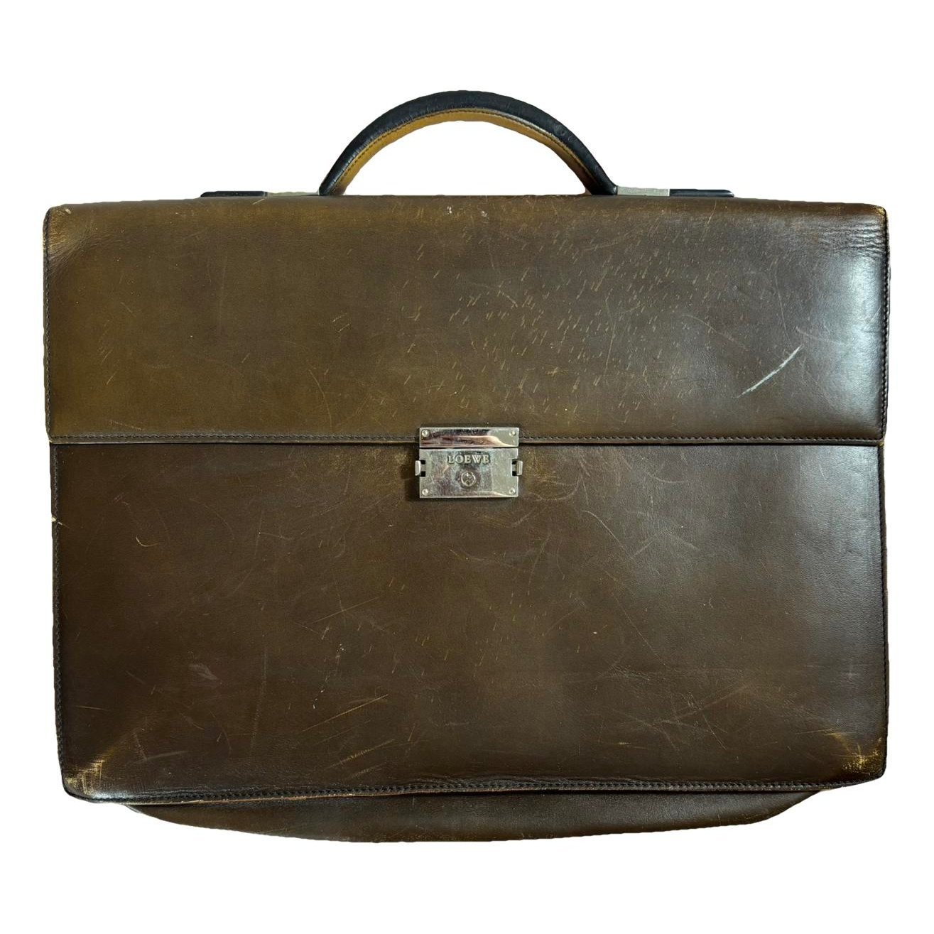 Lazo leather satchel