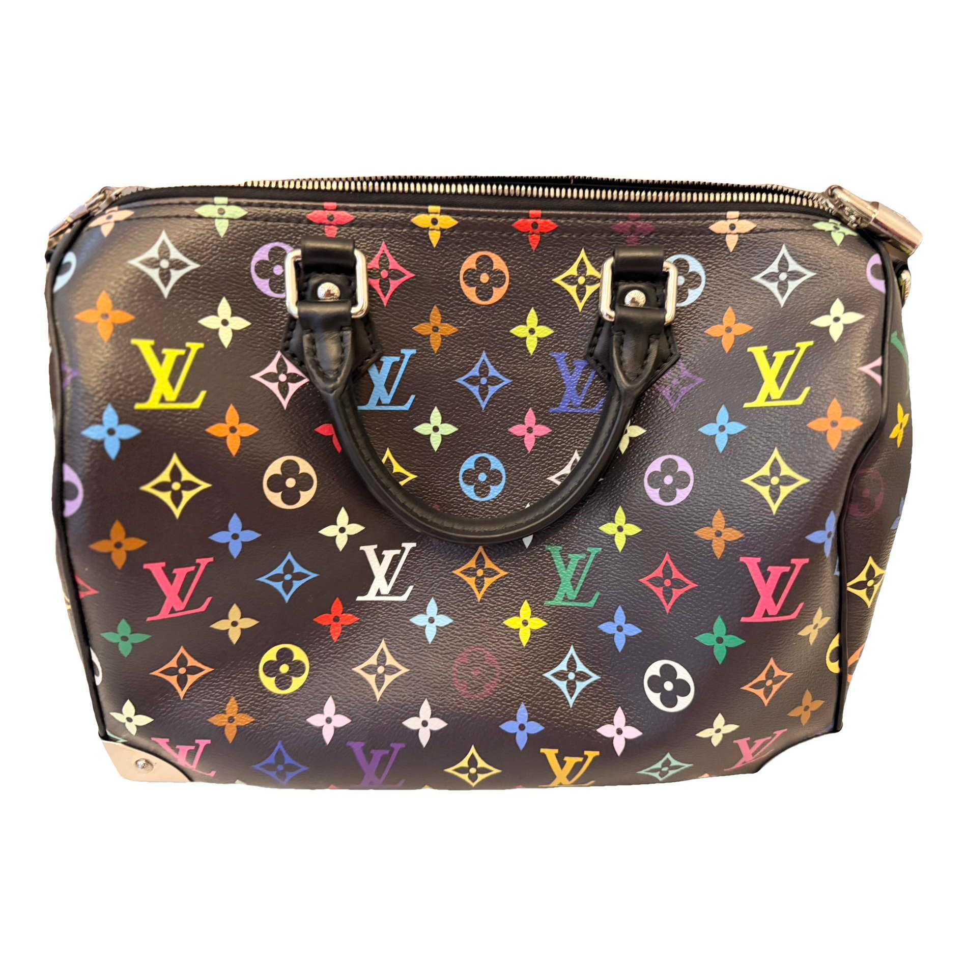 Speedy leather handbag
