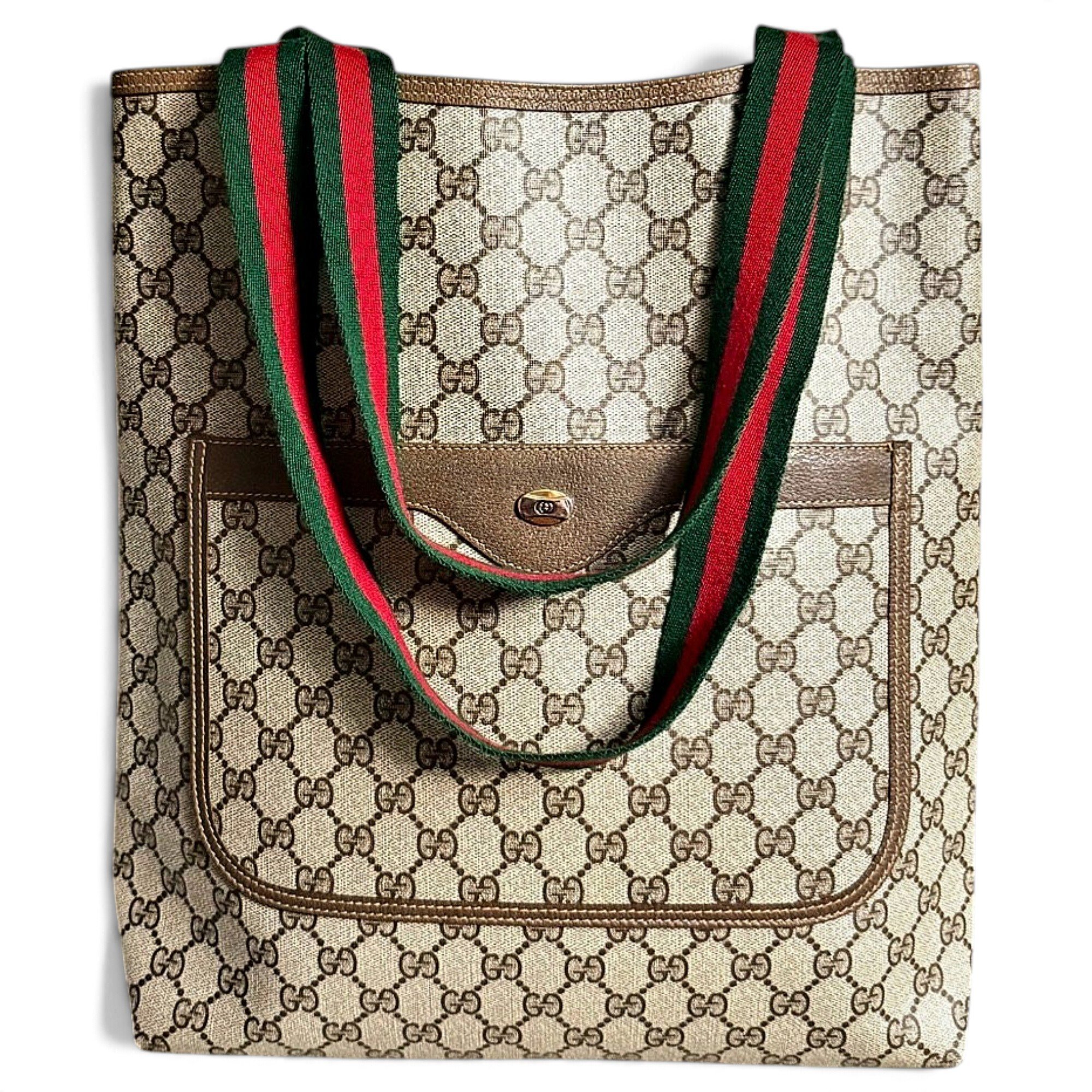 Ophidia patent leather tote