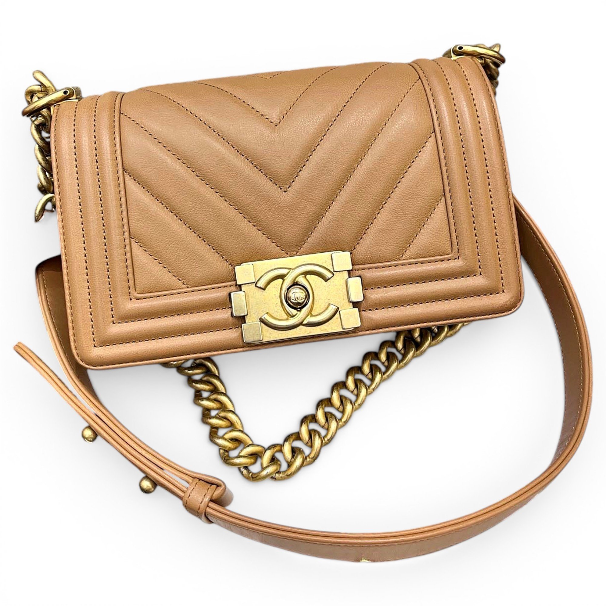 Boy leather crossbody bag