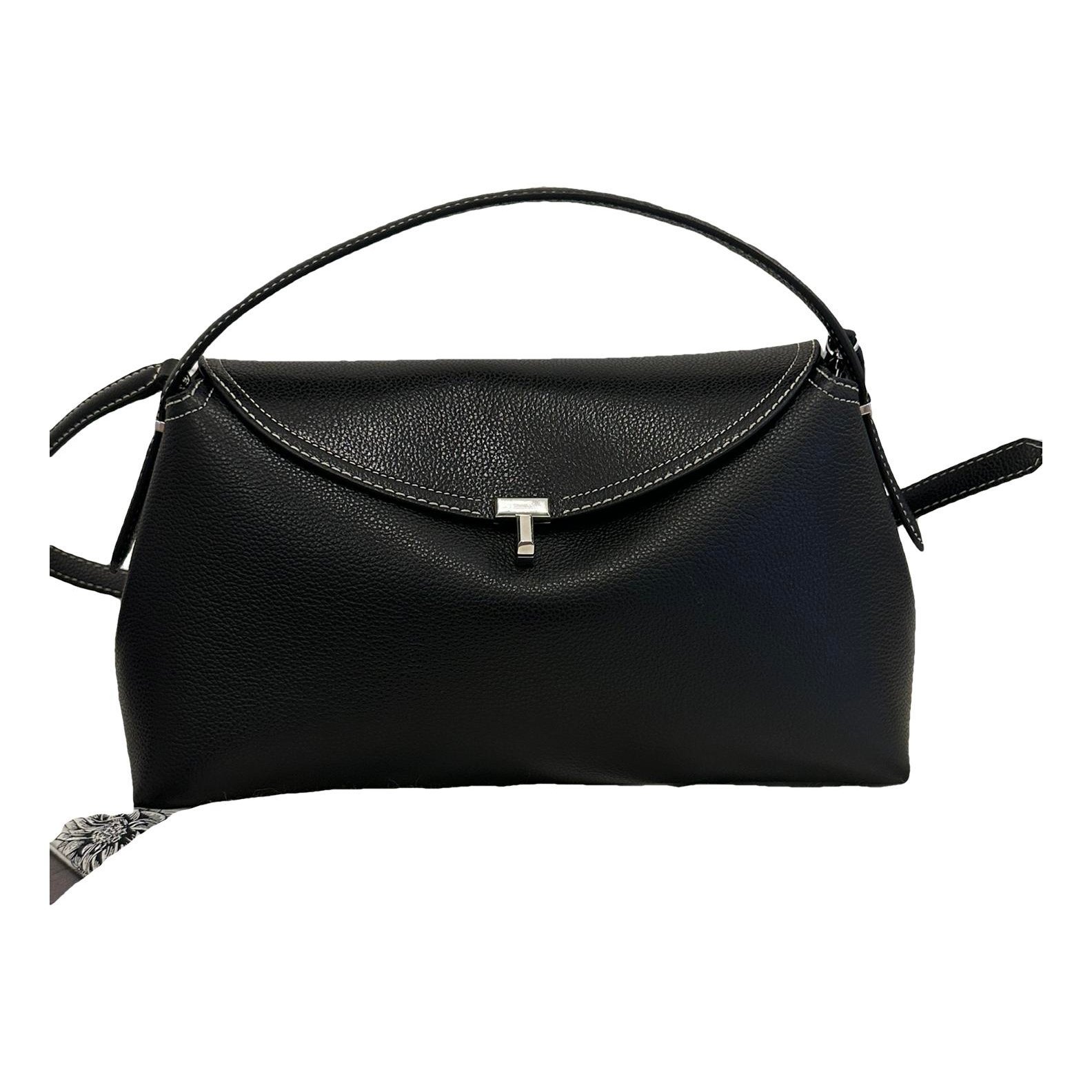 T-Lock leather handbag