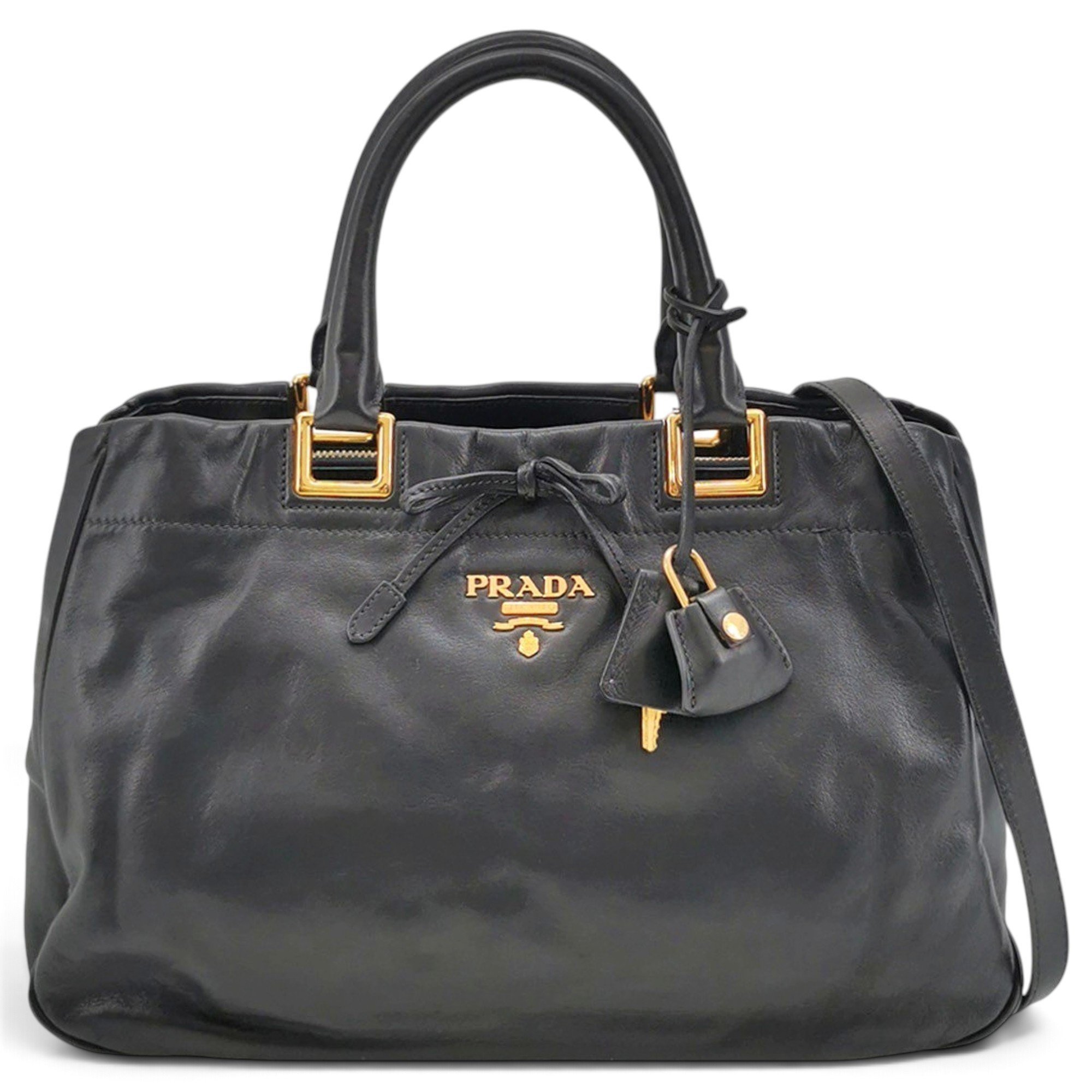 Leather tote