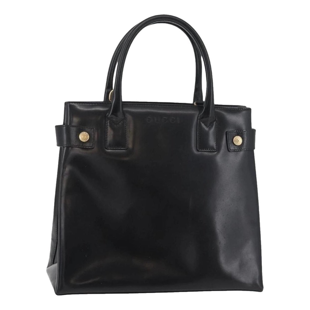 Patent leather handbag
