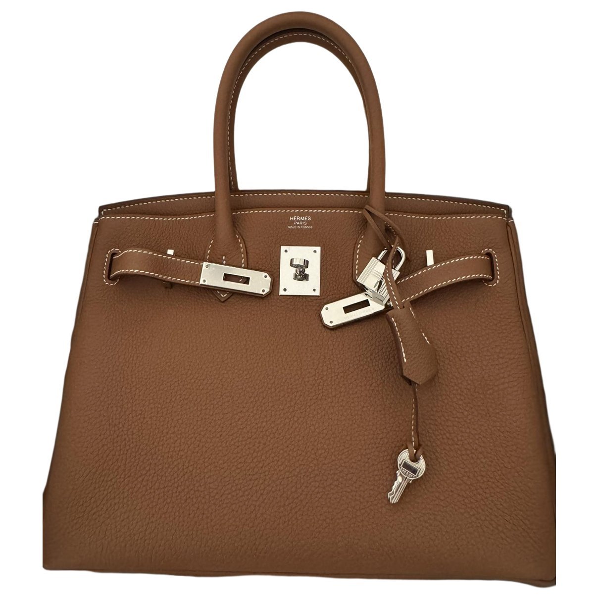 Birkin 30 leather handbag