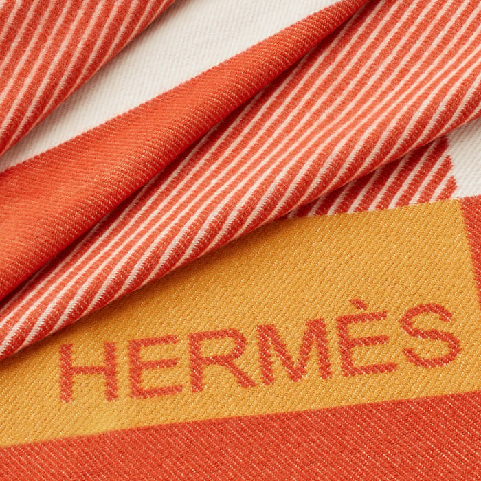 Terracotta H Riviera Blanket