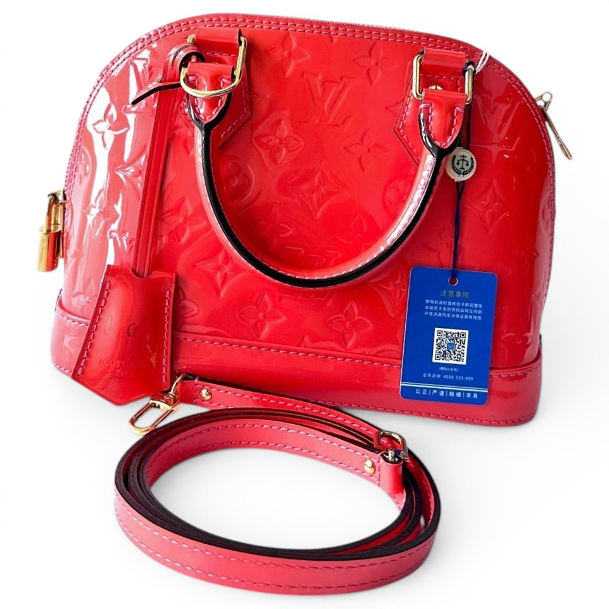 Alma leather handbag