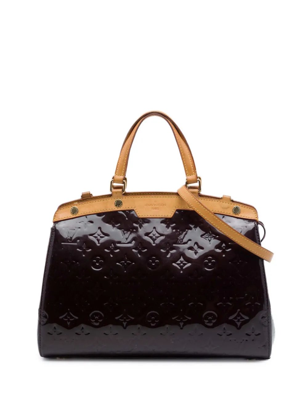 2012 Monogram Vernis Brea PM satchel