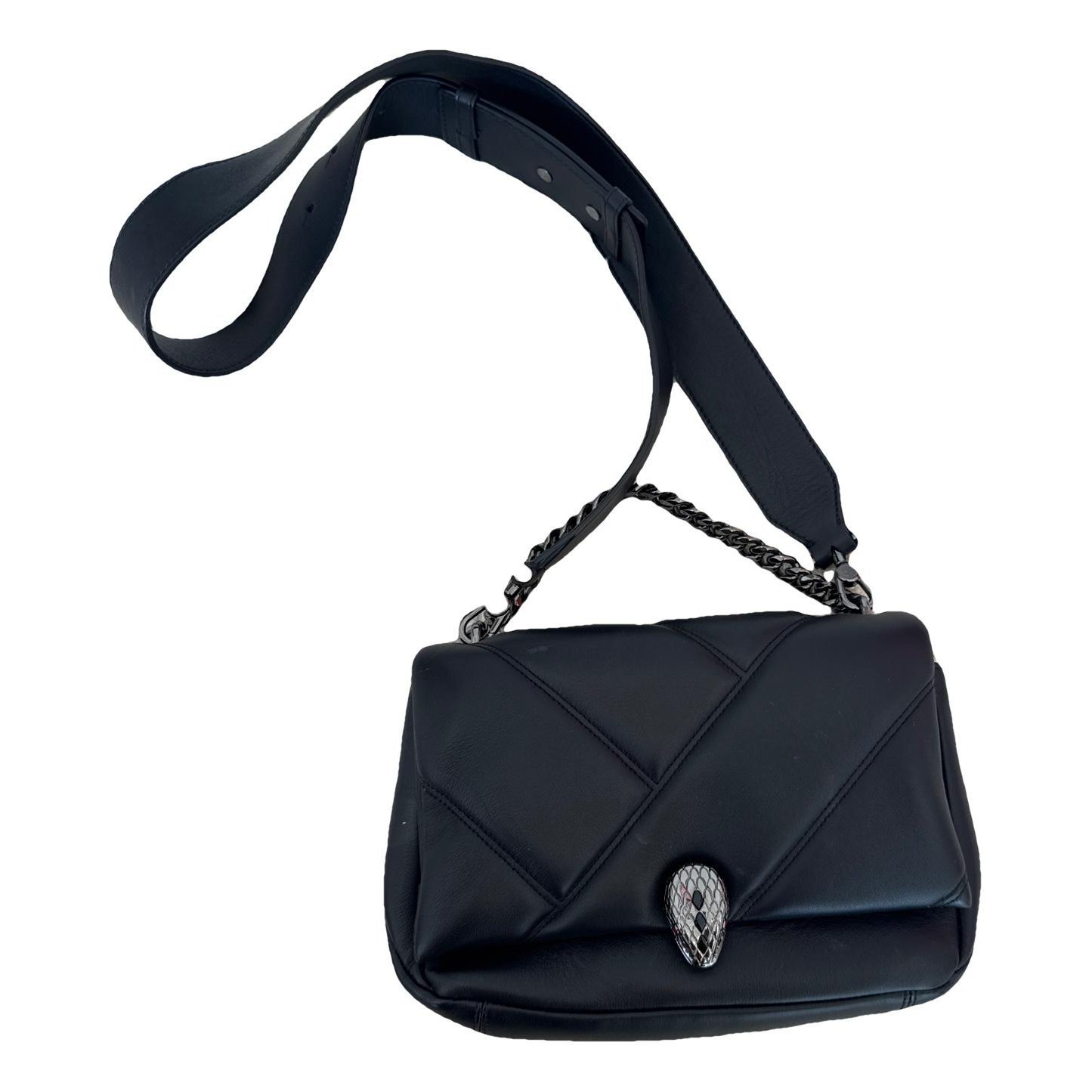 Serpenti leather handbag